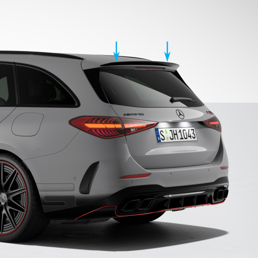Becquet arrière C 63 AMG Classe C S206 T-Modell pièce d'origine Mercedes-AMG | A2067901800 9999