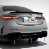 C 63 S E AMG rear diffusor C-Class W206 Genuine Mercedes-AMG