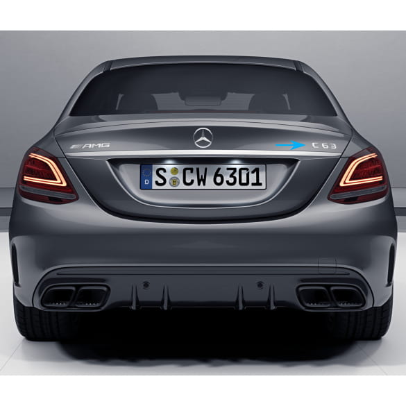 C63 Emblem Chrome C-Class W205 Original Mercedes-AMG