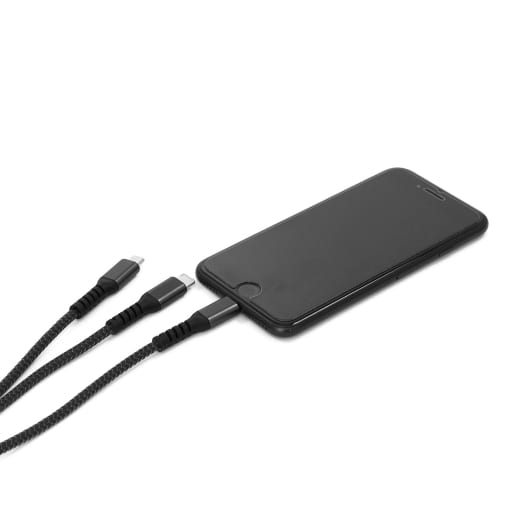 Câble de charge 3-en-1 120cm Kia d'origine | KIA10423-1