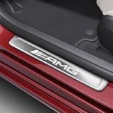 Caches de seuil AMG argent/blanc Classe C 206 Original Mercedes-Benz