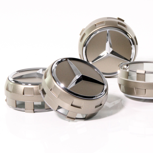 Cache moyeu AMG fixation centrale or mat original | A00040009001190-Satz
