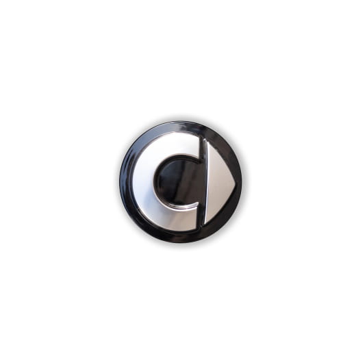 Cache moyeu lot noir argent d'origine Smart | QAP8891664219-B