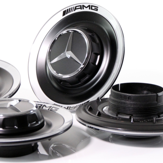 Cache moyeu AMG Edition roue forgée noir Mercedes-Benz | A00040050009283-B