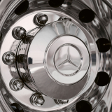 Cache arrière en acier inoxydable Atego Axor d'origine Mercedes-Benz