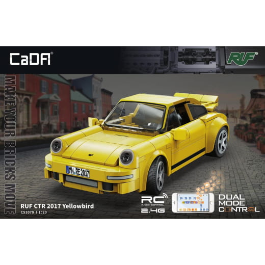 CaDA C51079W RUF CTR Yellowbird 1:20 Porsche 235 Teile | Cada-C51079W