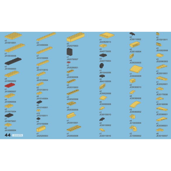 CaDA C51079W RUF CTR Yellowbird 1:20 Porsche 235 pieces | Cada-C51079W