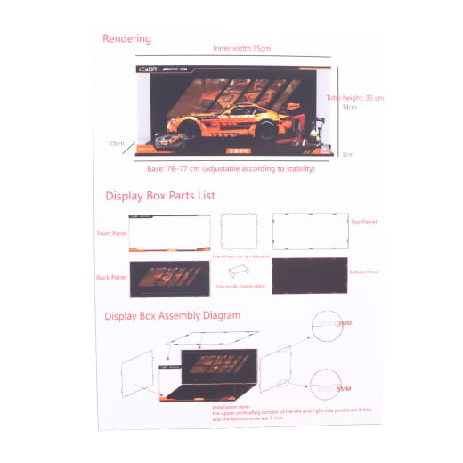 Caja expositora CDPB0004 CaDA para Mercedes-AMG GT3 C64008W | CDPB0004
