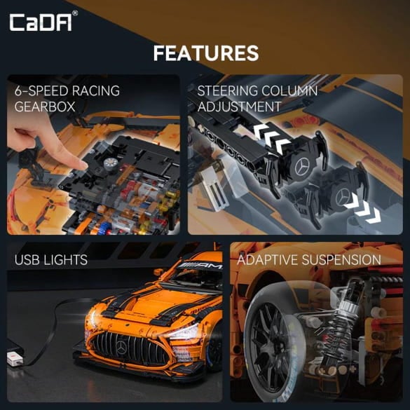 CaDA Master C64008W Mercedes-AMG GT3 1:8 | B66961716