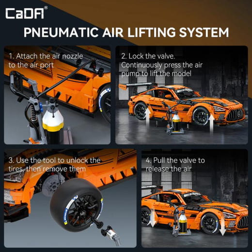 CaDA Master C64008W Mercedes-AMG GT3 1:8 | B66961716