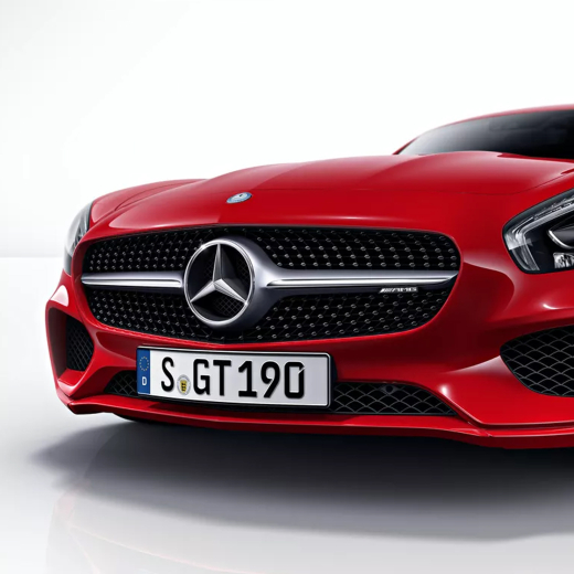 AMG GT griglia diamantata pin neri C190 Originale Mercedes-Benz | AMGGT-Diamantgrill-schwarz