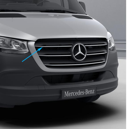 Calandre baguettes chromées chromées Original Mercedes-Benz | A9108881100