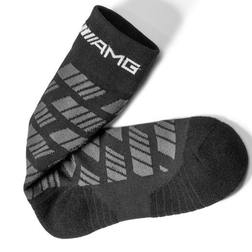 Calcetines unisex AMG negro antracita estampado Original Mercedes | B66959663/-9665