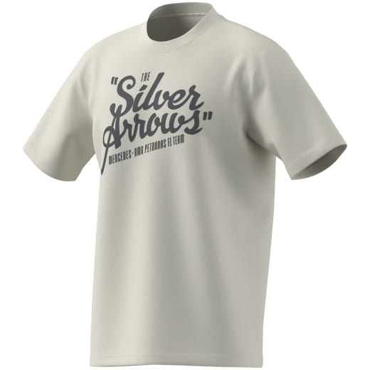 Camiseta adidas para hombre blanco roto Mercedes-AMG PETRONAS F1 | B67998480-85