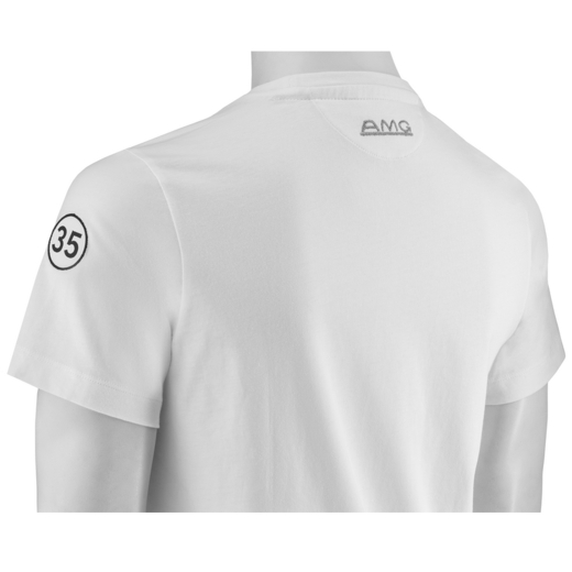Camiseta de hombre Mercedes-AMG Affalterbach blanca | B66959345/-9351