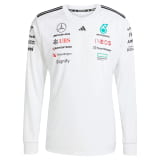 Longsleeve para hombre Team adidas Mercedes-AMG Petronas F1 blanco