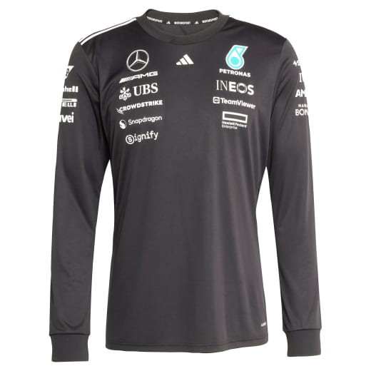 Camiseta de manga larga adidas Mercedes-AMG PETRONAS F1 para hombre negra | B67998120-24