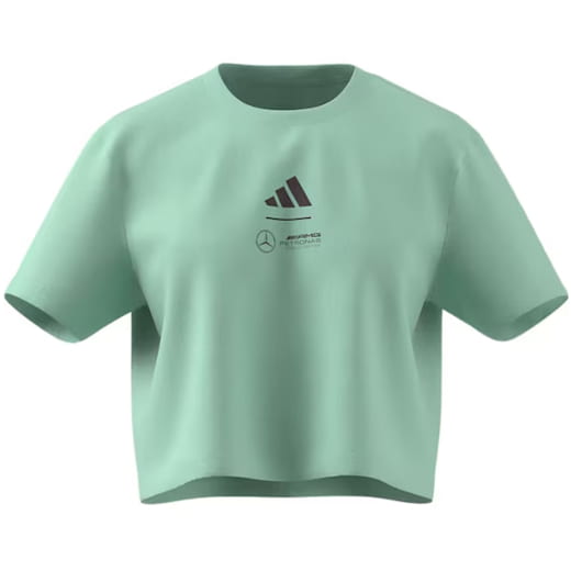 Camiseta mujer piloto adidas Mercedes-AMG Petronas F1 verde | B67998169-72