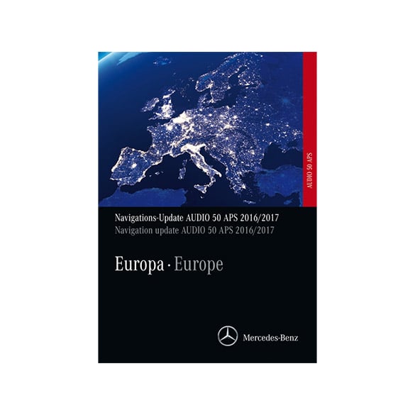 Navigation DVD Audio 50 APS Europe 2017/2018 NTG4-204 genuine Mercedes-Benz