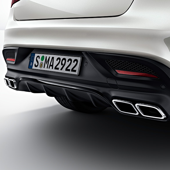 GLE 63 AMG  diffusor with exhaust tips | genuine Mercedes-Benz | C292-63-Dif