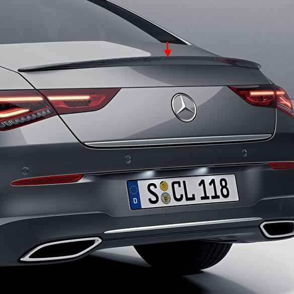 Achterspoiler Carbonlook CLA Coupé C118 Origineel Mercedes-Benz