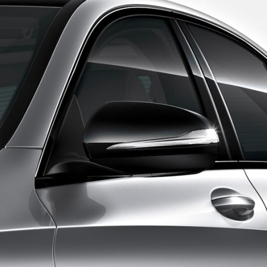 Carcasas de retrovisor negras Mercedes-Benz juego Night Package | A2058110400-B