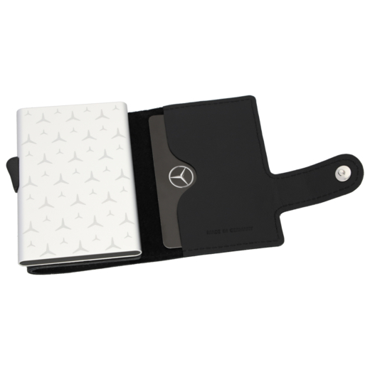 Cartera de cuero de vacuno negra Mercedes-Benz | B66959385