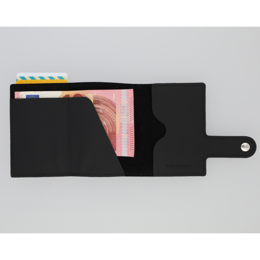 Cartera de cuero de vacuno negra Mercedes-Benz | B66959385