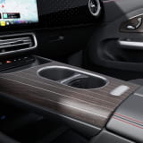 Centre console trim element CLA C174 Wood oak brown ship's deck