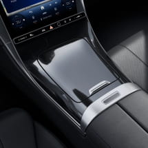 Centre console trim element CLE A236 fine structure optics black | A206680-661-A236