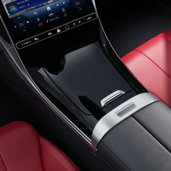 Centre console trim element CLE A236 glossy black Genuine Mercedes-Benz