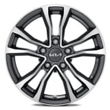 Cerchi 16 pollici Kia XCeed CD bicolor Anyang a 5 doppie razze, set originale Kia in 4 pezzi