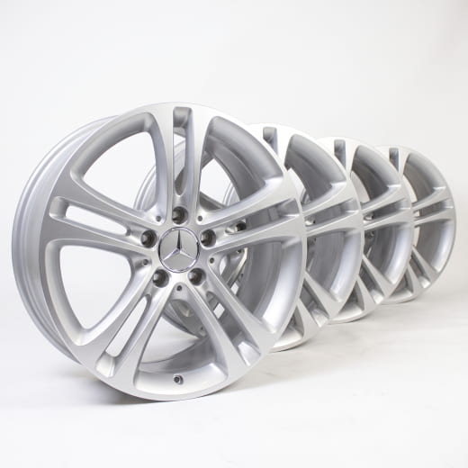 Cerchi 17 pollici GLB X247 a 5 doppie razze argento vanadio | A1774010400 7X45-X247