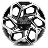 Cerchi da 18 pollici Kia XCeed CD bicolore a raggi incrociati, set originale Kia in 4 pezzi