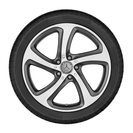 Set cerchi da 18 pollici | Classe E Coupé C238 | ruota a 5 razze | originale Mercedes-Benz | A2134013200/3300-7X44-238
