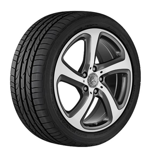 Set cerchi da 18 pollici | Classe E Coupé C238 | ruota a 5 razze | originale Mercedes-Benz | A2134013200/3300-7X44-238