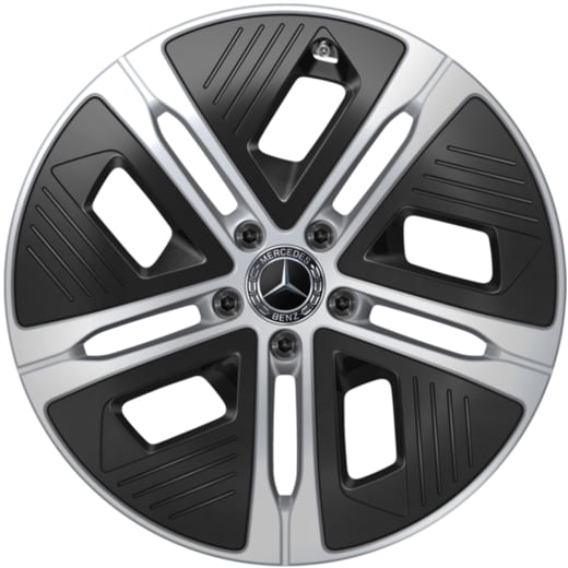 Cerchi da 20 pollici EQS SUV X296 vanadio argento originale Mercedes-Benz | A2964010400 7X45-X296