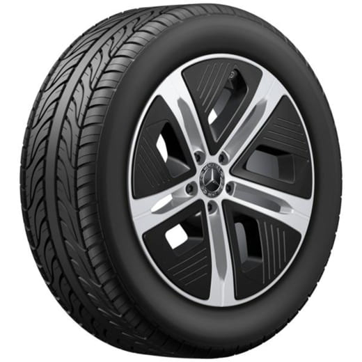 Cerchi da 20 pollici EQS SUV X296 vanadio argento originale Mercedes-Benz | A2964010400 7X45-X296