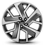 Cerchi 20 pollici Kia EV6 CV bicolor GunSan a 5 razze, set originale Kia in 4 pezzi