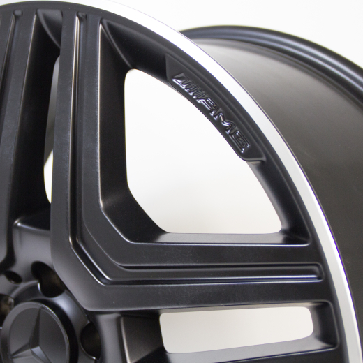 Cerchi 63 AMG a 5 doppie razze da 21 pollici nero opaco Classe M W166 Original | A16640123027X71-B