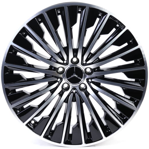 Cerchi AMG da 20 pollici Classe E S214 T-Modello nero a molte razze Original Mercedes-AMG | A2144010500/0600 7X23-S214