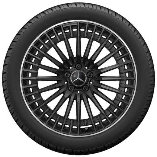 Cerchi AMG da 20 pollici EQA H243 multirazze nero opaco | A2434010600 7X72-Satz