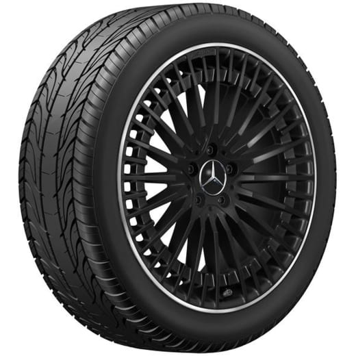 Cerchi AMG da 20 pollici EQA H243 multirazze nero opaco | A2434010600 7X72-Satz