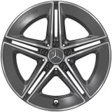 Cerchi AMG GLC 43 SUV X254 19 pollici originali Mercedes-Benz grigio tantalo