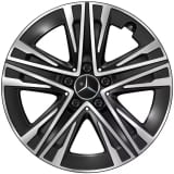 Cerchi CLA X178 Shooting Brake 18 pollici 5-W-Speichen nero Original Mercedes-Benz