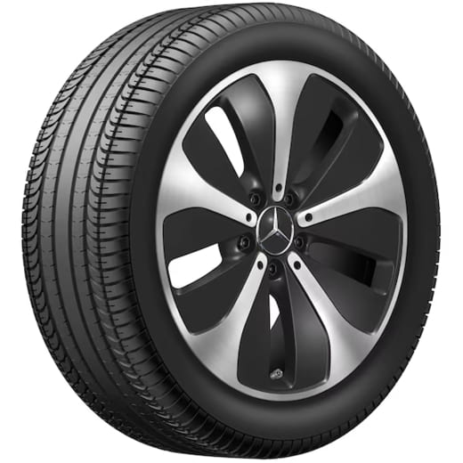 Cerchi EQV W447 18 pollici nero Original Mercedes-Benz | A4474017300 7X23-B
