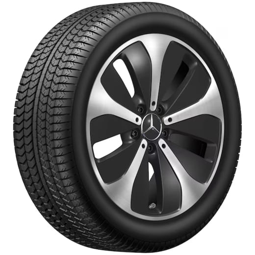 Cerchi EQV W447 18 pollici nero Original Mercedes-Benz | A4474017300 7X23-B