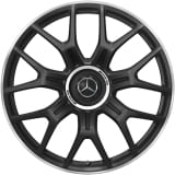 Cerchi forgiati AMG da 21 pollici GLC C254 Coupé nero opaco a raggi incrociati Original Mercedes-AMG