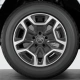 Cerchi G-Klasse W465 19 pollici grigio tremolite Original Mercedes-Benz