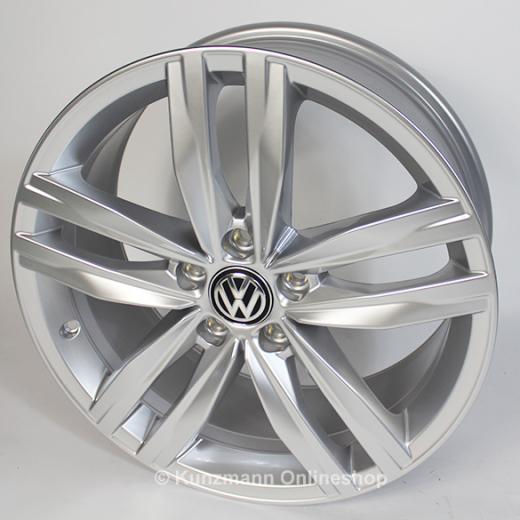 Original Volkswagen | Set cerchi Durban | 7,5x18 argento | Golf7-Durban-18-silber